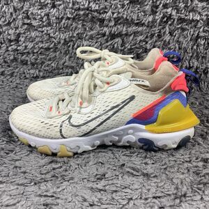 Nike 2020 React Vision White Astronomy Blue  Ci7523-101 Women Sz 6 M